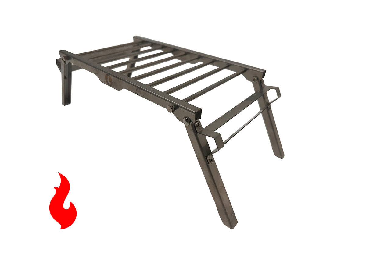 Over Under Grill Thingy: Stand and Grill In One! LavaBox Portable Campfire