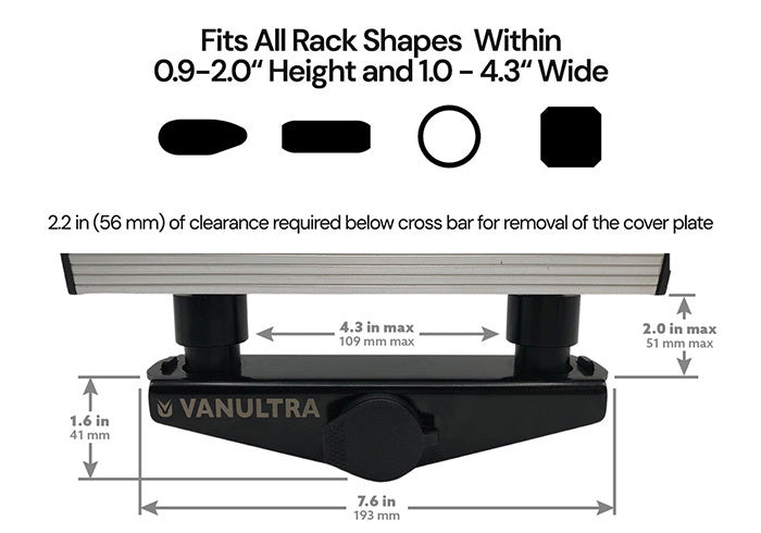 Roof Top Tent Locking Mount Accessory Vanultra