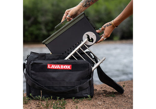 The Original LavaBox Combo: The Bestseller Accessory LavaBox Portable Campfire