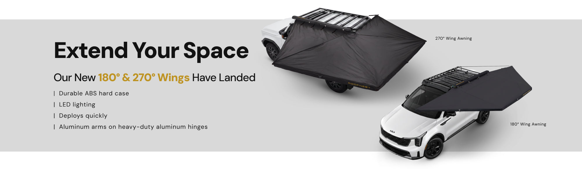 Roofnest Wing Awnings