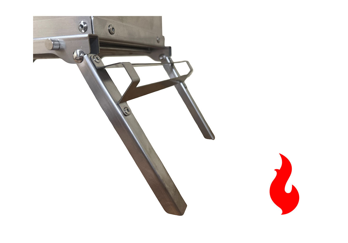 Over Under Grill Thingy: Stand and Grill In One! LavaBox Portable Campfire