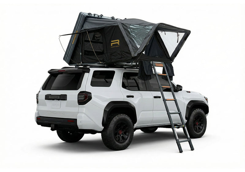 top roof tents Condor Overland 2 XL Air 1989/gmc/safari-van/2-5 Campsite Camping les Cigognes Color:Panam Clear Lens foot extendable ladder built