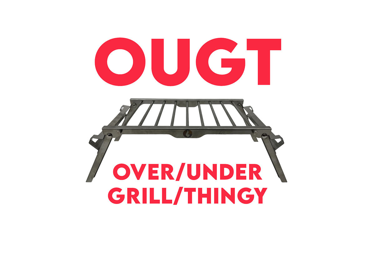 Over Under Grill Thingy: Stand and Grill In One! LavaBox Portable Campfire