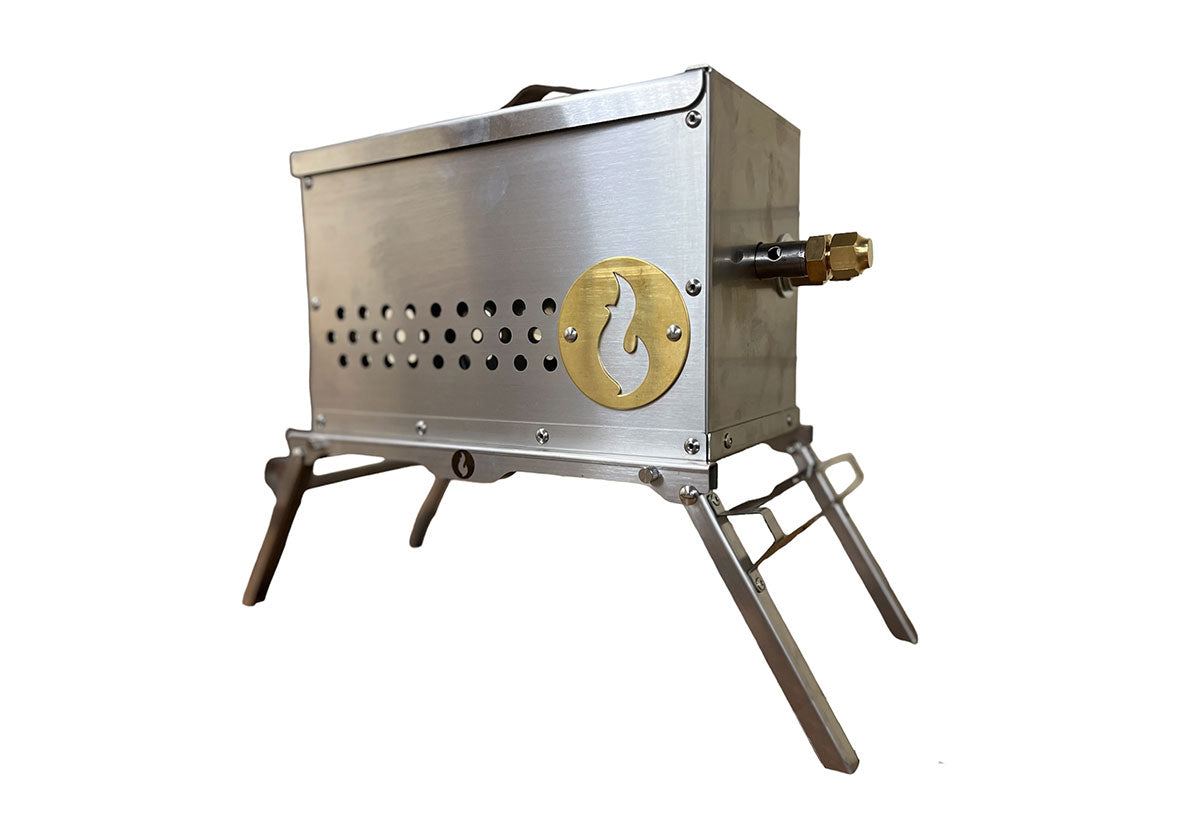 Over Under Grill Thingy: Stand and Grill In One! LavaBox Portable Campfire